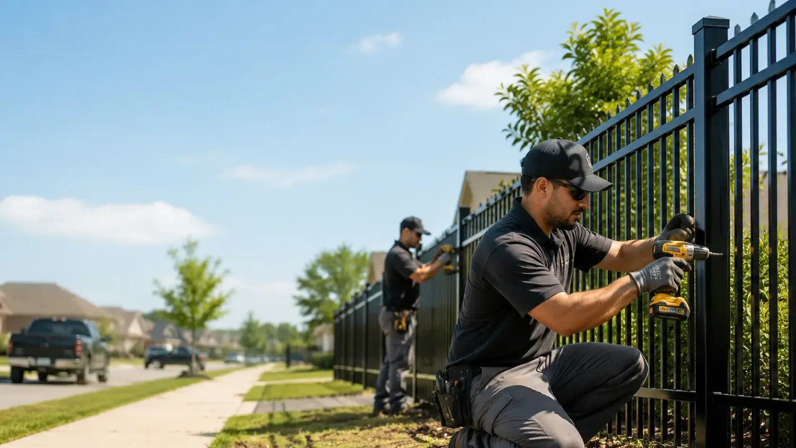 Metal Fence Installation in Richmond, TX